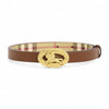 BURBERRY Dünner Karo Oval Damen Wende Gürtel 158496181 [P]