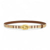 BURBERRY Dünner Karo Oval Damen Wende Gürtel 158496181 [P]