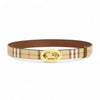 BURBERRY チェックオーバル女性リバーシブルベルト 158496189 [P]