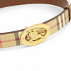 BURBERRY チェックオーバル女性リバーシブルベルト 158496189 [P]