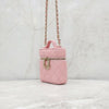 CHANEL Pink Caviar Top Handle Vanity Mini Chain Bag 8743 8140696 [P]