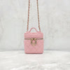 CHANEL Pink Caviar Top Handle Vanity Mini Chain Bag 8743 8140696 [P]