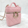 CHANEL Pink Caviar Top Handle Vanity Mini Chain Bag 8743 8140696 [P]