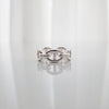 Hermes Chaine d'Ancre Enchainee Silver Women's Ring Small Model H109507B 00052 143271550 [P]