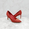 LOUIS VUITTON Suede High Heels in Rot 37.5 163157680 [P]