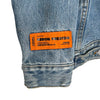 Heron Preston CTNMB Patch Embroidered Oversized Denim Jacket Blue XS 141874789 [P]