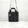 Dior Vertical Tote Bag Small Tweed Cannage M2835ODFG 9394 12744131 [P]