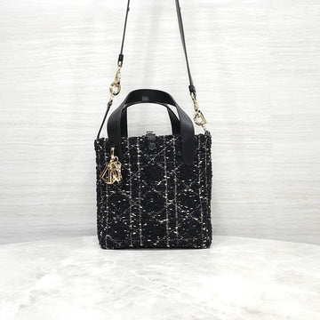 Dior Vertical Tote Bag Small Tweed Cannage M2835ODFG 9394 12744131 [P]