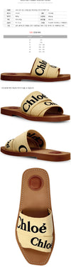 Chloe Woody Logo Strap Sandals Coffee Brown 159676202 [P]