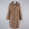 Hermes Hermès Camel Fur Coat 123442 [P]