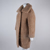 Hermes Hermès Camel Fur Coat 123442 [P]