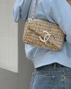 CHANEL ビッグCCツイードピンクチェーンショルダーバッグ 3VCHB28765 129344812 [P]