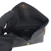 SAINT LAURENT Enveloppe en cuir d'agneau avec chaîne, petite taille, 855569 AACYT 1000 157162655 [P]