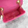 CHANEL ピンク クラシック ミニ チェーン フラップバッグ 内蔵チップ 7807 163156083 [P]