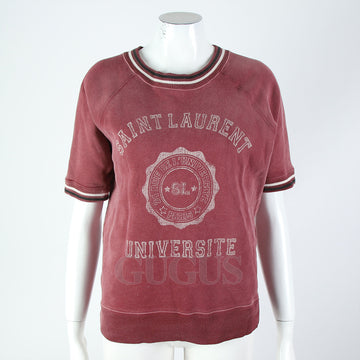 SAINT LAURENT Short Sleeve Sweatshirt 123335