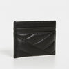 TORY BURCH キラ シェブロン カードホルダー ブラック 86658 001 45117689 [P]