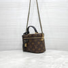 LOUIS VUITTON Monogram Vanity PM Tote Chain Schultertasche M47128 9584 163154689 [P]