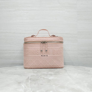 Dior Travel Vanity Pink Cannage 9377 163154702 [P]