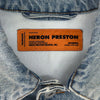 Heron Preston CTNMB Patch Embroidered Oversized Denim Jacket Blue XS 141874789 [P]