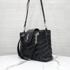 SAINT LAURENT ルル スモール チェーンバッグ ブラック シルバー 520537 10437 163155873 [P]