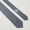 HERMES Double Jeu Krawatte aus Seide Herren Grau H006415T 07 153368681 [P]