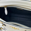 PRADA Weiße Goldfarbene Saffiano Tote 4KPRB2147 78648155 [P]