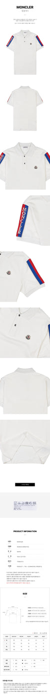 MONCLER Polo-T-Shirt mit Logo-Patch 8A00020 899UR 032 52154333 [P]