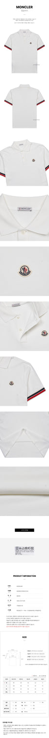 MONCLER Wappen-Patch T-Shirt für Männer 134049504 [P]