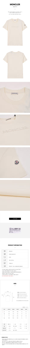 MONCLER Frauen T-Shirt mit Logo-Motiv 152314686 [P]