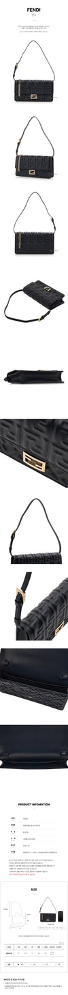 FENDI バゲット チェーン ショルダーバッグ 158313512 [P]