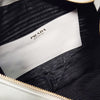 Prada Women's Arche Triangle Logo Leather Shoulder Bag White Large 151262381 [P]