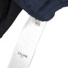Celine Men's Triomphe Embroidered Velour Velvet Training Pants Navy 160755451 [P]
