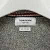 THOM BROWNE Hector Handtaschen-Patch Cardigan in Tonales Grau 158340079 [P]
