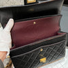 CHANEL 2.55 Vintage Gold Large Flap Bag Shoulder Bag Black (A37587 VG BK) 123529550 [P]