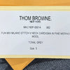 THOM BROWNE 4-Band Strickjacke aus Mischwolle in Tonal Grau (MKC160F 00014 982) 139893096 [P]