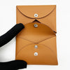 Hermes Calvi Duo Card Holder Gold H083035CK37 160894540 [P]