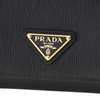 PRADA Vitelho Move dreifaches Portemonnaie schwarz 160344773 [P]