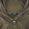VERSACE メドゥサ ボレロ タイ オーバーサイズ フード Tシャツ ダークオリーブ 1008661 1A06213 1GM10 160755452 [P]