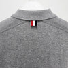 Thom Browne 4-Bar Cotton Pique Polo Short Sleeve T-Shirt Light Grey (MJP192A 07323 055) 157338887 [P]