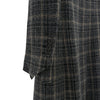 Miu Miu Double Breasted Plaid Wool Coat Ebony 44 161290184 [P]