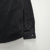 AMI Light Denim Button-Down Shirt with Heart Logo Used Black 154126980 [P]