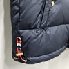 THOM BROWNE Diagonal Armband 4-Streifen Matte Nylon Gans Daunen Bomberjacke Marineblau (MJD061X 05411 415) 142765455 [P]