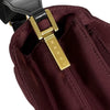 Marni Trunk Saffiano Nylon Shoulder Crossbody Bag Burgundy Medium 158667659 [P]