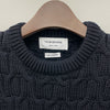 THOM BROWNE Kreuzstrick Wollpullover Navy (FKA428A Y1024 415) 123476032 [P]