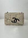 CHANEL ビッグCCツイードピンクチェーンショルダーバッグ 3VCHB28765 129344812 [P]