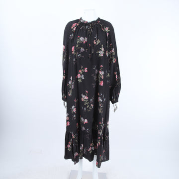 CELINE Seiden Maxikleid 123073