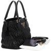 Prada Napa Gauffre Tote Shoulder Bag 160645200 [P]