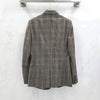 GUCCI Braun kariertes Logo-Patch Jacket 46 4154 163158673 [P]