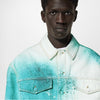 Louis Vuitton Spray Denim Jacket Multicolor 1AAVCK 121368097 [P]