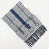 Hermes Cashmere Scarf Sangles Equestres 05 161318937 [P]
